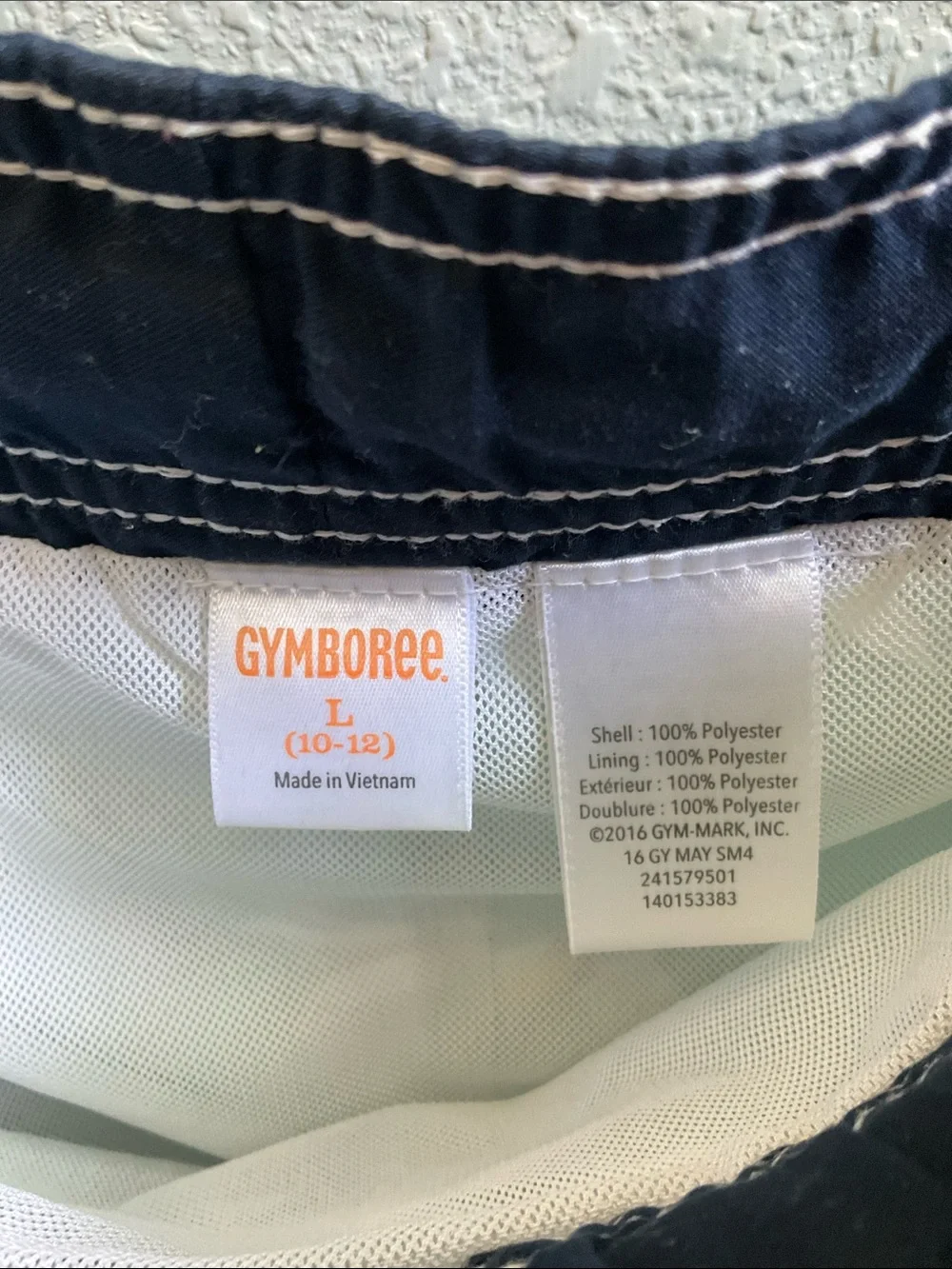 Gymboree Swim Trunks 10-12, L boys